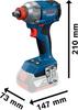 Combo Kit 18V Gdx 18V-285 + Gsb 185-Li 2*2.0Ah - B 6019N2124