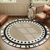 Round Rug Vintage Living Room Sofa Coffee Table Rug Home Cloakroom Dresser Rugs