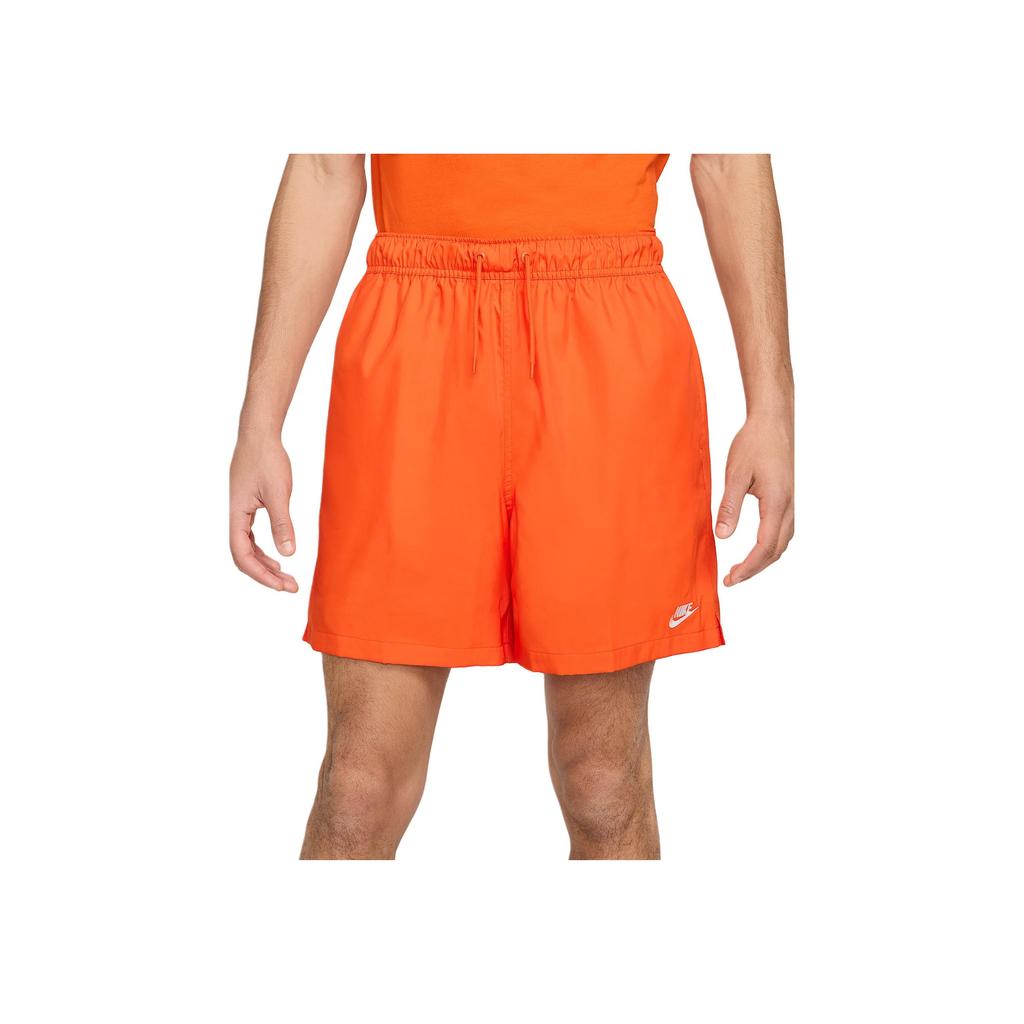 Nike Однотонные шорты на шнуровке, свободные, повседневные, мужские, оранжевые FN3307-819