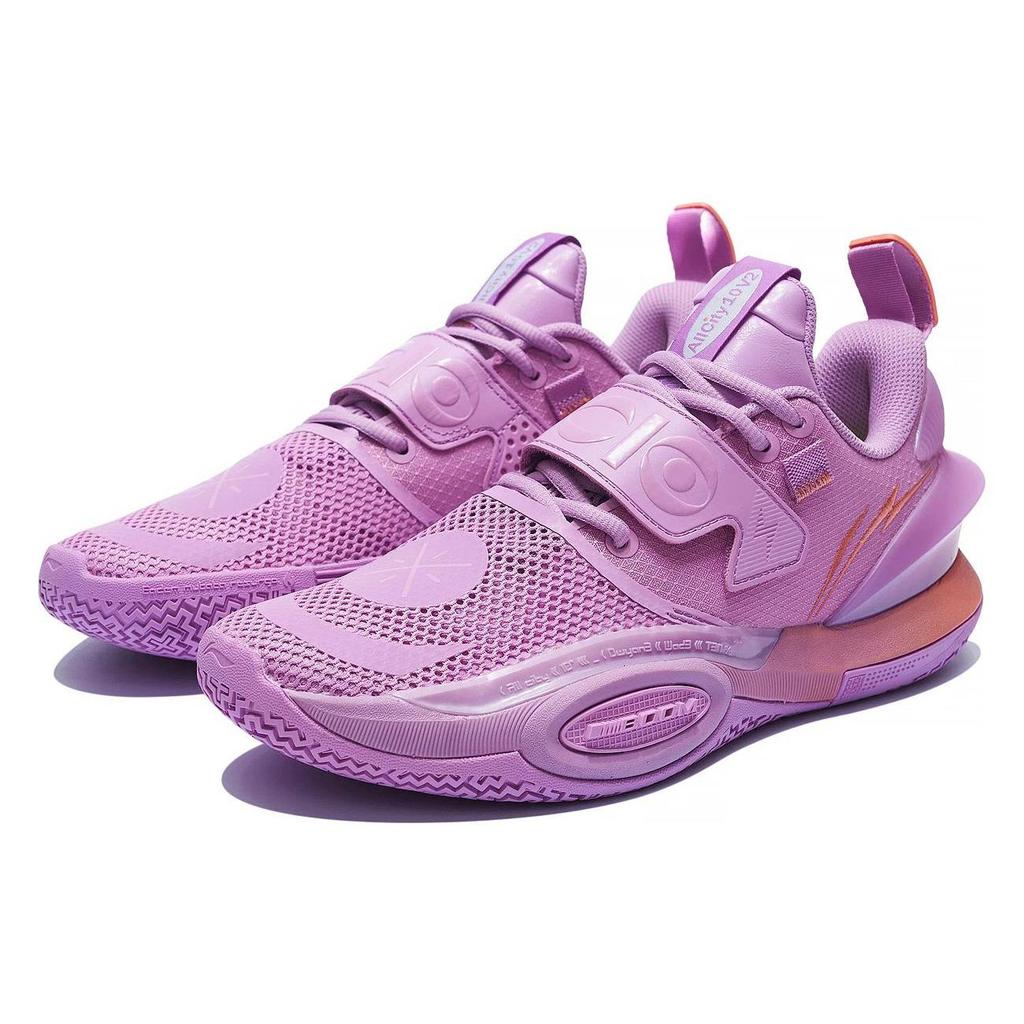 Li Ning All City 10 V2 ' Лавандовый ' Текстиль, ТПУ Амортизация Нескользящая Дышащий Легкий Отскок Низкие ABAS059-9