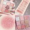 9/7 Color Eyeshadow Palette Rose Pink Earth Pearl Matte Milk Tea Glitter Makeup Lasting Korean Cosmetics Set, B03