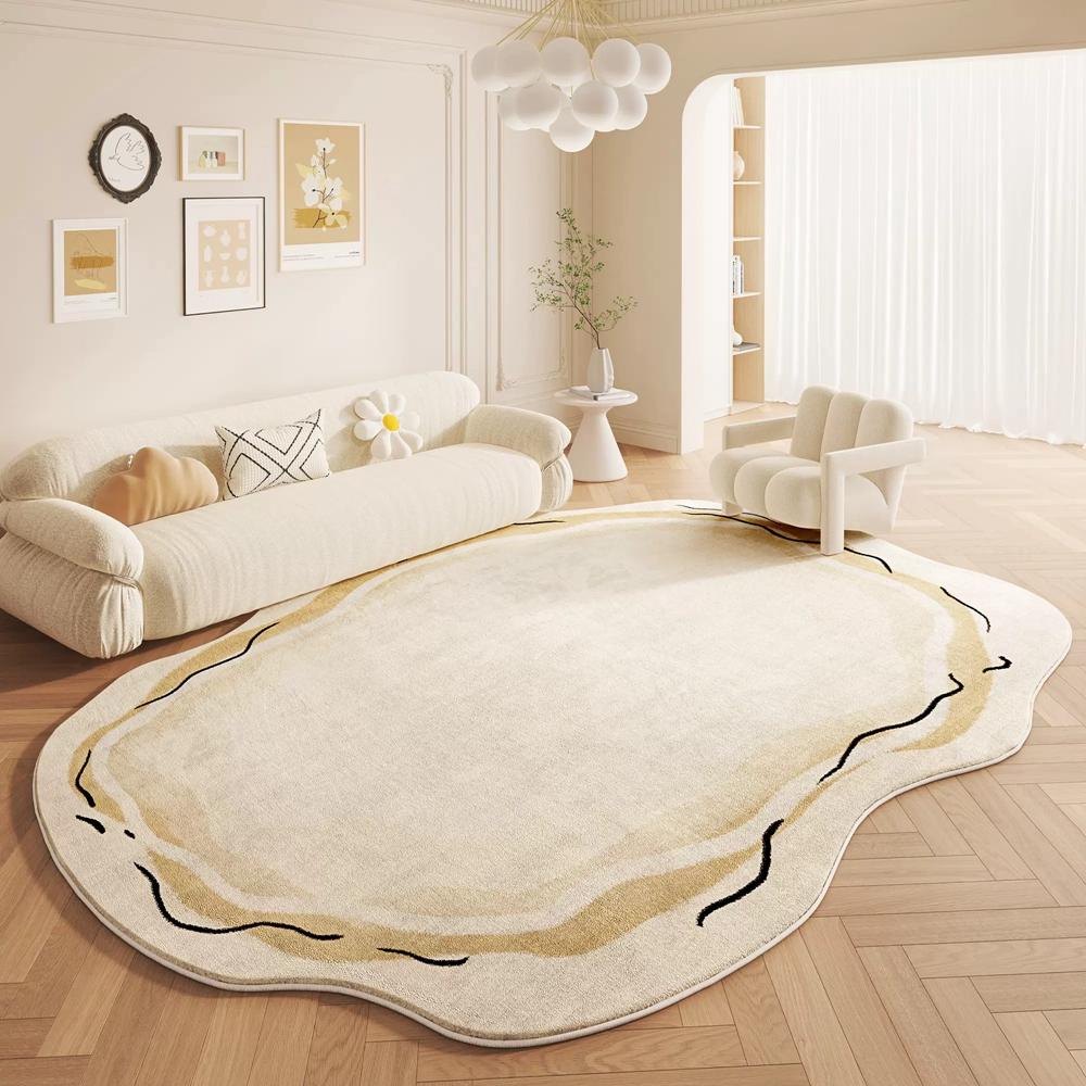 Master Bedroom Custom-Shaped Carpet Luxury High-End Feel Living Room Coffee Table Rug New Home Decoration