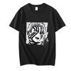 Japanese Anime Demon Slayer Harajuku T-shirt Rengoku Akaza Twelve Kizuki Cartoon Printed Kimetsu No Yaiba T Shirts Oversized Unisex Streetwear