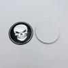 4pcs 45mm 56mm Skull Logo Emblem Badge Car Stickers Car Wheel Center Caps Wheel Hubcaps Rim Hub Cover Replace Car Accessories