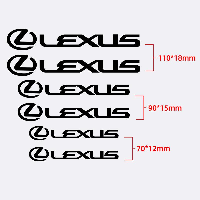 6 шт. Наклейка на суппорт, термостойкая, для модификации тормозов Lexus F SPORT Ct200h IS250 ES GS GX LS LX NX RX UX CT LC