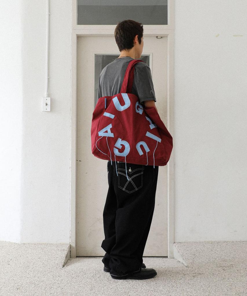 IUGA MAKARAS IUGA Big Shopper Bag (Burgundy / Charcoal / Navy)
