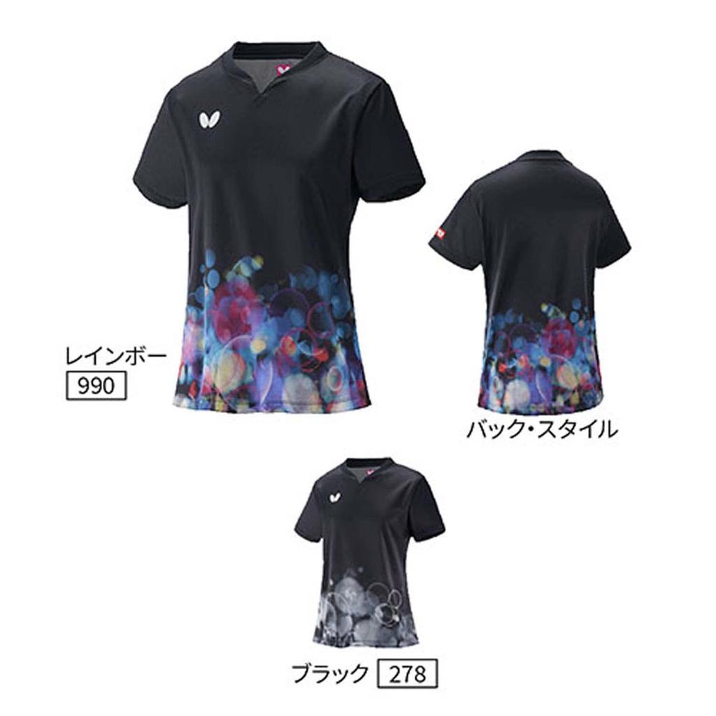 Game Shirt Fornus Shirt Rainbow M [Butterfly] Women's (990)