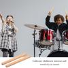 1 Pair Drum Sticks Wooden Music Percussion Sticks Rhythm Sticks for Percussion Enthusiasts for Kids Children Beginner
