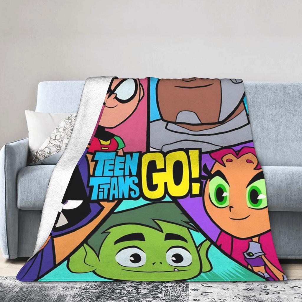 Плед Teen Titans Go Beast Boy для дивана, мягкий пушистый плед 50x60 дюймов, разные размеры, покрывало на все сезоны.