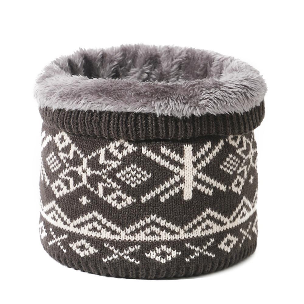 Plush Neck Warmer Thickened Lining Sport Scarf Fashion Pullover Cap