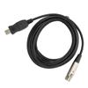 Microphone Converter Cable USB To XLR Adapter Wire with Sound Card for Musical Instrument Recording Karaoke