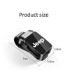 DAIFFT1 Car Interior Sun Visor Eyeglasses Holder Sunglasses Clip For Jeep Grand Cherokee Wrangler JK Gladiator Compass Renegade Patriot
