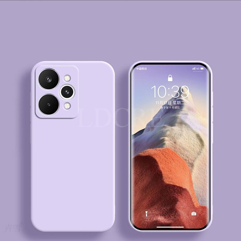 Чехол для Realme 15 Pro Чехол из жидкого силикона Чехол для Realme 15 Pro Простой резиновый чехол-защита для телефона из ТПУ Чехол для Realme 15 Pro