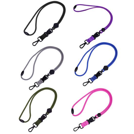 Heavy-Duty Key Lanyard with Detachable Buckle Quick Release Adjustable ID Badge Breakaway Neck Lanyard
