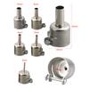 5pcs Stainless Steel Nozzles for 850 852D 898 Hot Air Welding Soldering Station Compatible with 906 968 850 and Others