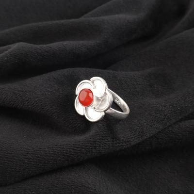 Украшения из сердолика, кольцо из стерлингового серебра 925 пробы, ослепительное серебряное кольцо ручной работы для подарка на День благодарения