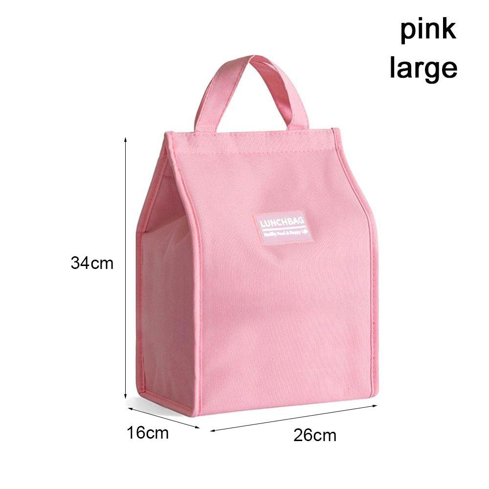 1Pcs New S/M/L Insulated Thermal Bag Waterproof Portable Lunch Box Storage Bag Kid Student