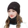 Warm Thermal Soft Neck Scarf Cap Beanie Hat Scarf Knitted Hat Balaclava