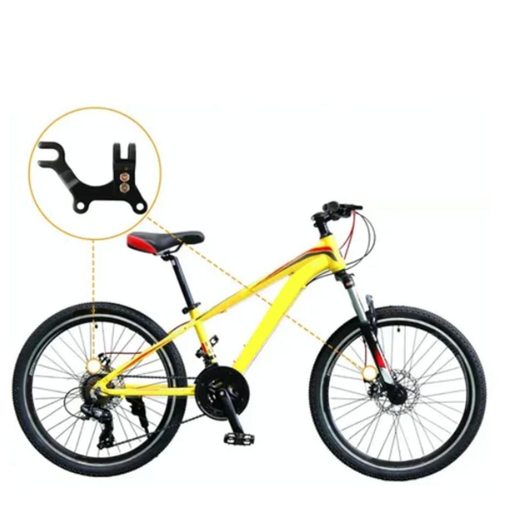 Кронштейн для дискового тормоза велосипеда 22 мм, стальной, простой в установке, практичный кронштейн-адаптер для дискового тормоза