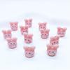 10Pcs Ceramic Cute Rabbit Ceramic Beads Rabbit Rabbit Shape Porcelain Bead  Necklace Accessories
