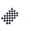 5X Black And White Flag Checkered Racing Banner Polyester Flags Hand Signal Flags