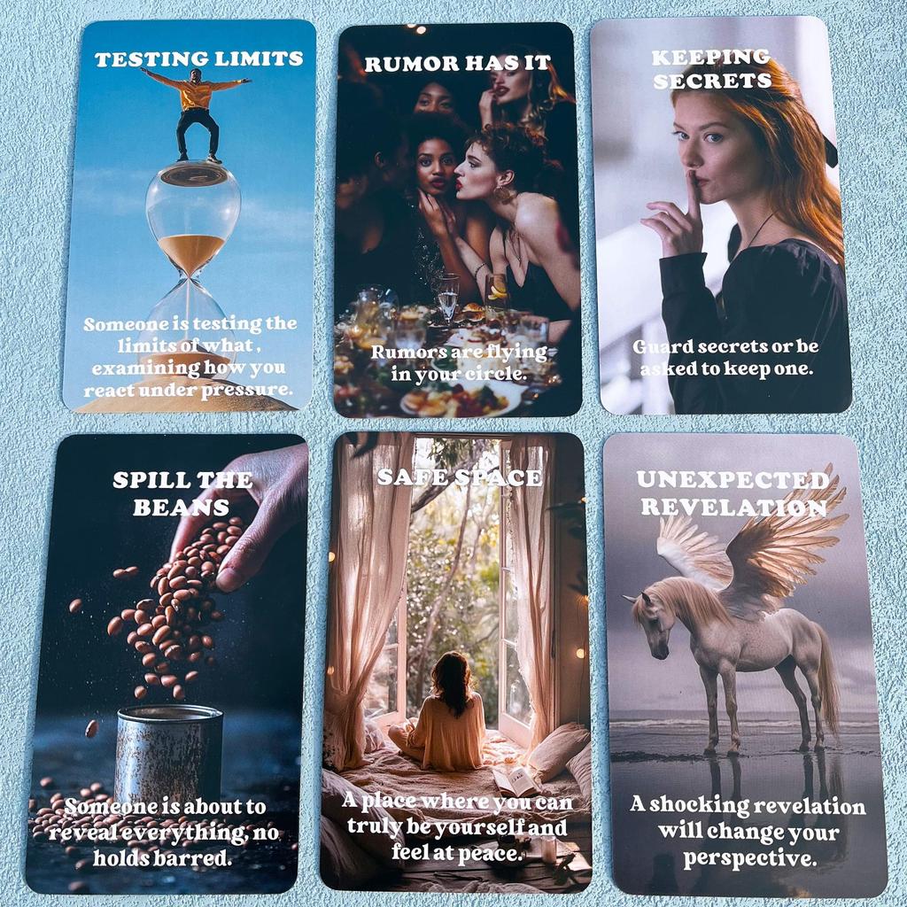 GZXINKE Spritee Оракул Отношений Оракул Жизни Оракул Карт Раскрывает Скрытые Истины и Жизненные Отношения Колода, Карты, Колода, Колода для Начинающих,