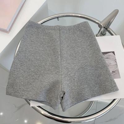 Женские повседневные шорты, эластичные шорты для йоги с высокой талией, облегающие бедра, универсальный спортивный низ для повседневной носки