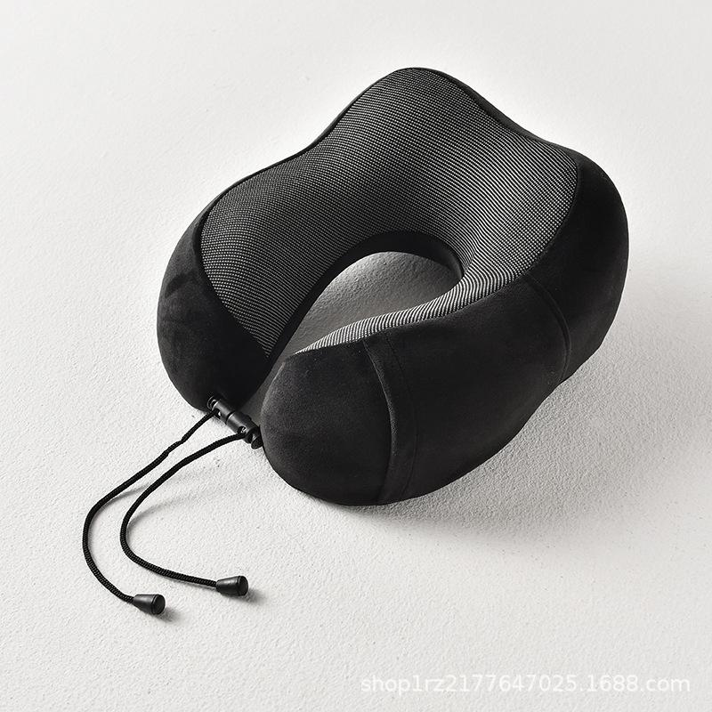 Memory cotton u-shaped pillow comfortable storage neck pillow office nap magnetic cloth neck pillow