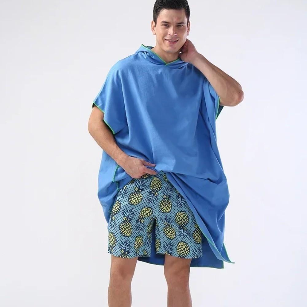 Hooded Quick-drying Swimming Towels Absorbent Beach Poncho Towels Swimming Dry Towels  Bath