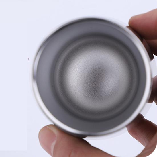 Чашка из яичной скорлупы на 180 мл U-образная термостойкая пивная кружка для вина из нержавеющей стали с брызгозащищенной крышкой Эргономичный портативный дизайн для удобного питья