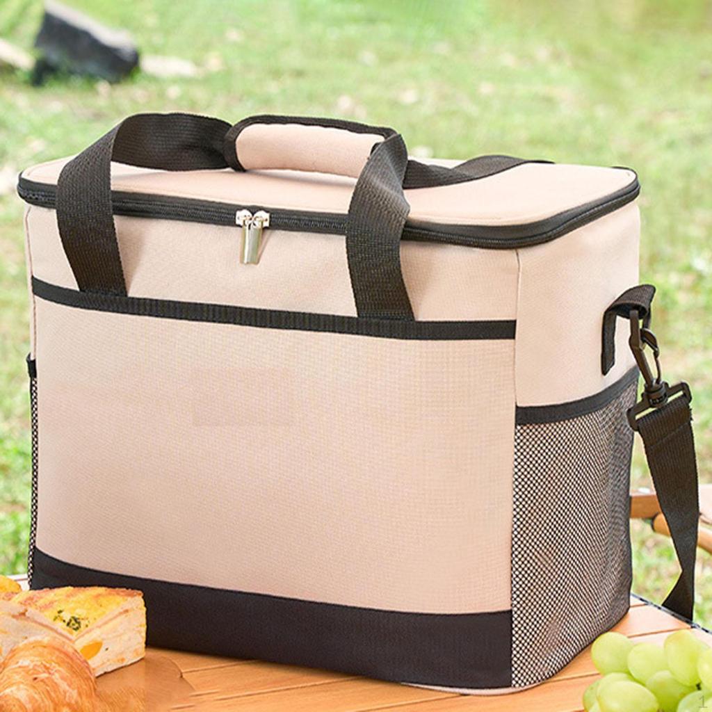 Insulated Cooling Bag Camping Picnic Food Tote Delivery for Work