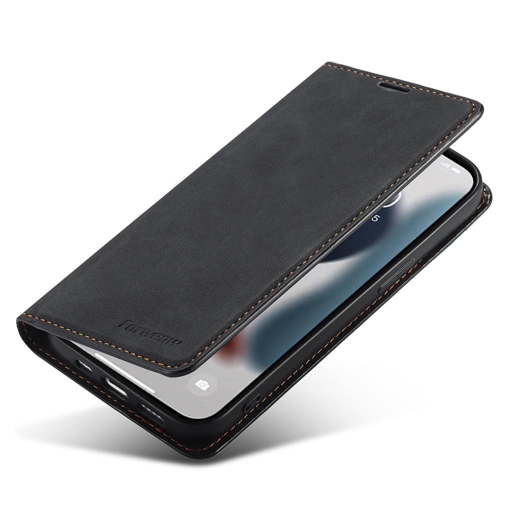 FORWENW Anti-drop Phone Case for iPhone 14 Pro Max,Skin-touch Phone Cover Stand Fantasy Series Leather Wallet Case