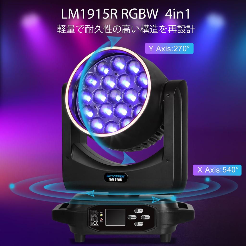 Betopper 19x15W RGBW световая полоса с эффектом движения Bee Eye LED сценический светильник прожектор для освещения сцены с регулируемой яркостью диско-светильник вращающийся светильник DJ