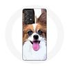 Case for Samsung Galaxy A52 Continental Miniature Spaniel Butterfly Puppy White and Brown