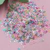 4mm 2000Pcs DIY Handmade Decoration Mobile Phone Case Crystal Drop Glue Sequin Filler Creative Patch Sequin Material Hollow Heart Handmade Material