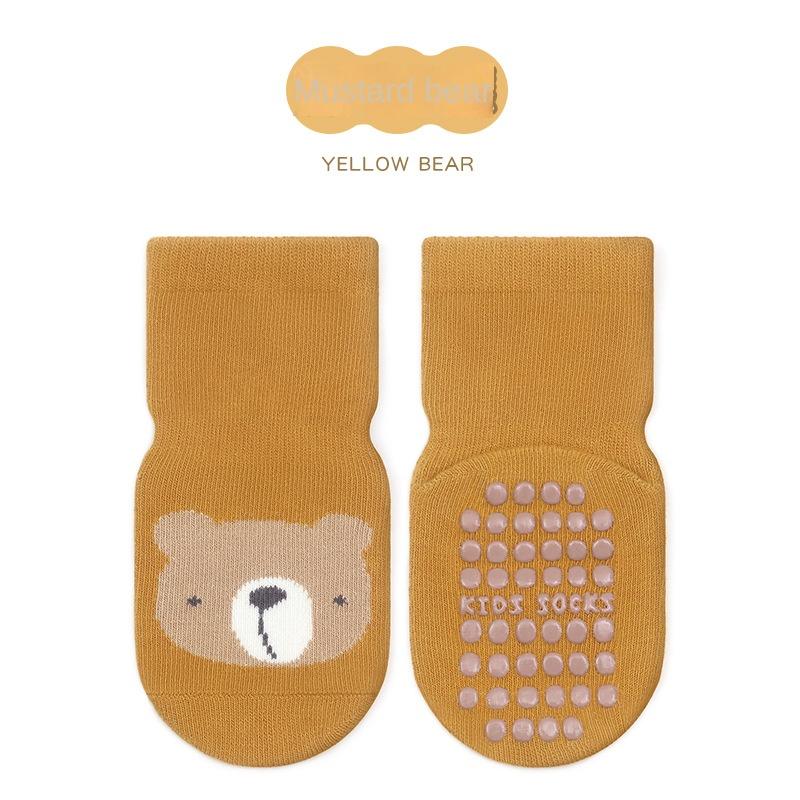 2026 Autumn and Winter Baby Cartoon Anti-Slip Cotton Socks for Newborn Toddlers with Short Tube Dispensing