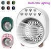2022 New Strong Cold Wind Mini Air Cooler Air Conditioner with Colorful Night Light Air Cooling Fan Conditioning Purifier with for Office Room