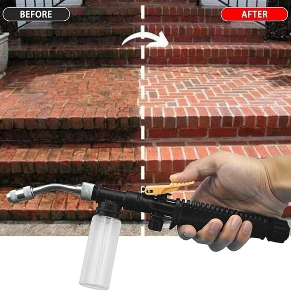 2 в 1 мойка высокого давления с распылителем для полива с регулируемой насадкой и пенообразователем