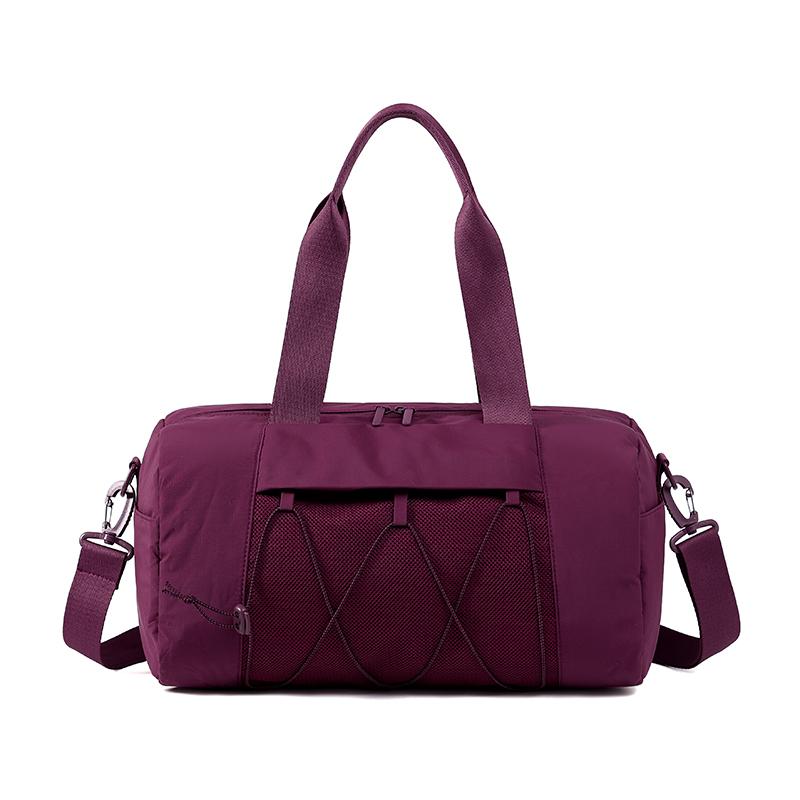 Luggage Bag Large Capacity Foldable Storage Bag Solid Color Water-Repellent Travel Bag