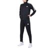 Adidas Aero Lady Sereno Cut Tracksuit IZA33 Jersey Top and Bottom M 3-Stripes Men's Set, Black/White (H28922)
