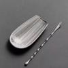 2Pcs Alloy Weaving Chaze Tea Shovel Set Handmade Coffee Bean Taking Tools Traditional Kung Fu Tea-Scoop Accessories Tea Ceremony