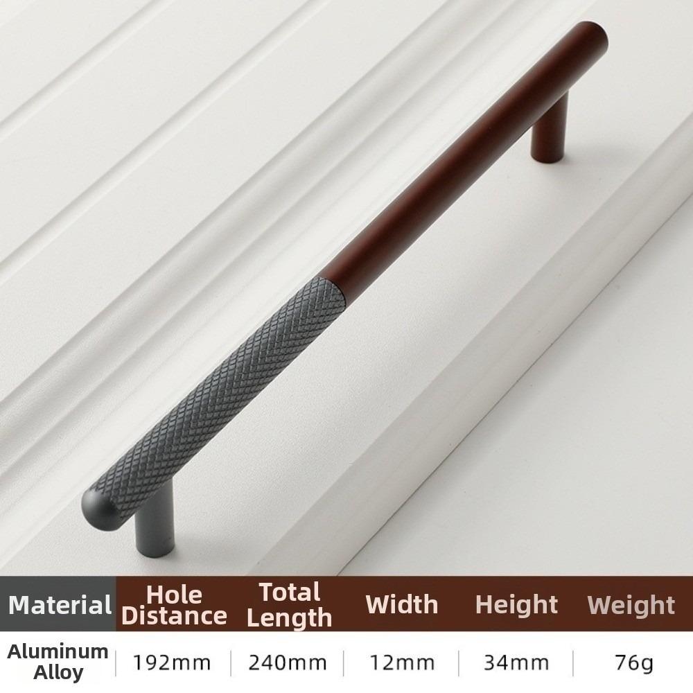 Coffee-Colored Cabinet Handles with Dual-Color Furniture Handle Drawer Pulls Decor Hardware