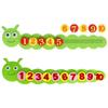 1/2 шт. Гусеница Пазл Фетровые Игрушки Порядок Чисел Познание Дети Монтессори Математика Раннее Образование Пазл Игрушка TMZ