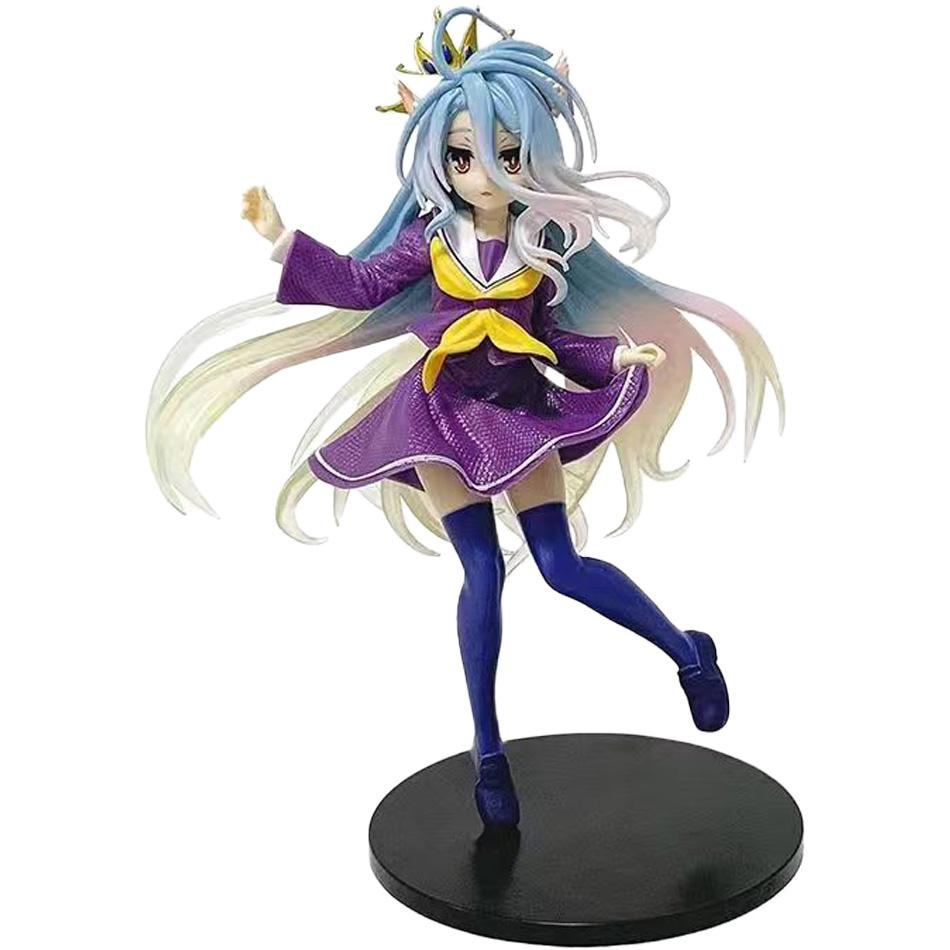 10-19 см Аниме Ngnl No Game No Life Белая "Фигурка Аниме ПВХ Фигурки Действия Аниме Коллекция Модель Украшение Модель Аниме Игрушка Подарки