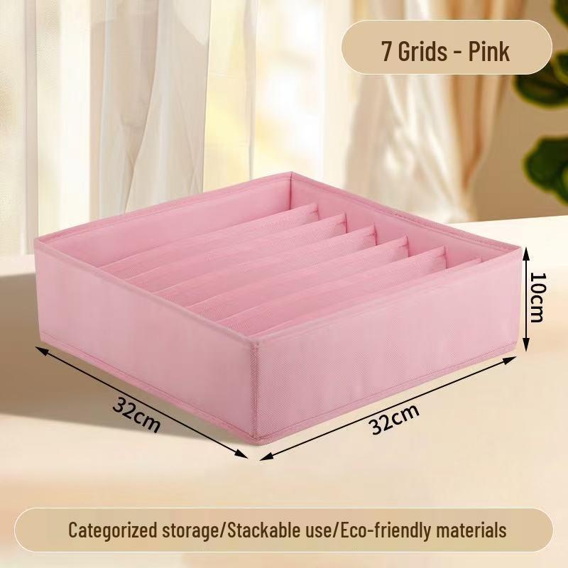Складной ящик для хранения нижнего белья и носков с разделителями – Органайзер для ящика для бюстгальтеров и трусиков