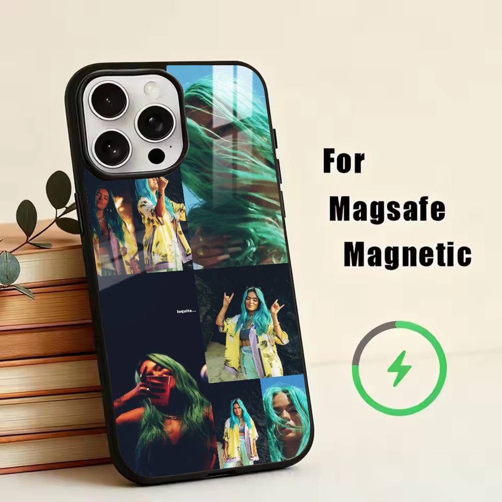 Singer K-Karol G Amargura Phone Case For iPhone17,16,15,14,13,12,11 Plus,Pro Magnetic with Magsafe Wireless Charging