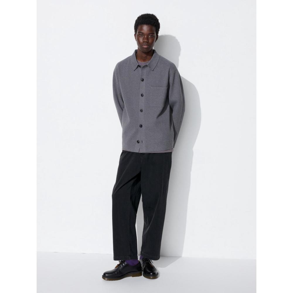 Uniqlo Эластичные легкие брюки по щиколотку из денима 