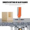 Woodworking Bottom Cleaning Knife Slotting Knife Woodworking Milling Cutter Notch Knife Trimming Machine Tool Head Grooving Straight Knife