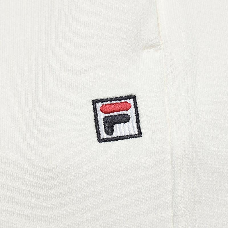 Fila Наследие Повседневные Удобные Эластичные Комфортные Трикотажные Прямые Свободные Брюки Женские брюки Облако-Гриб-Белый F11W548604FWT