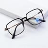Anti-radiation Blue Light Glasses Transparent Square Frame Glasses for Women Eyewear